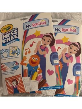 Crayola Color Wonder Mess Free Coloring Book with 18 Pages and 5 Markers